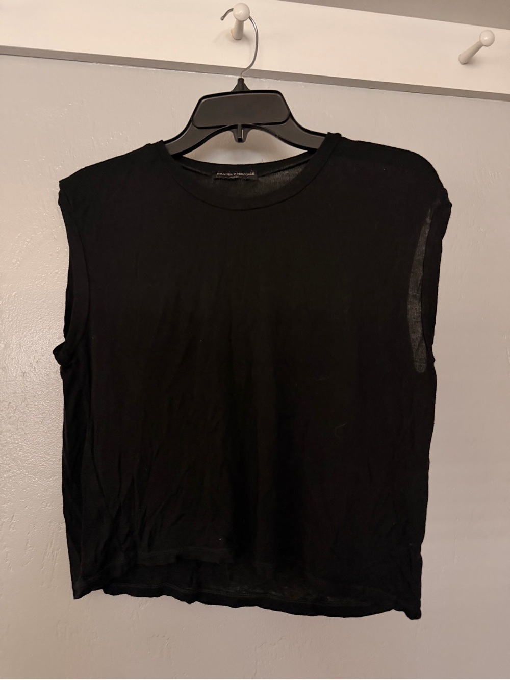 Brandy Melville Black Sleeveless Baby T